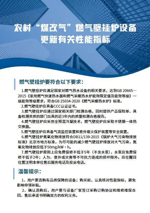 这些“煤改气”取暖设备可领补贴！你想要的干货都在这彩神vll里(图1)