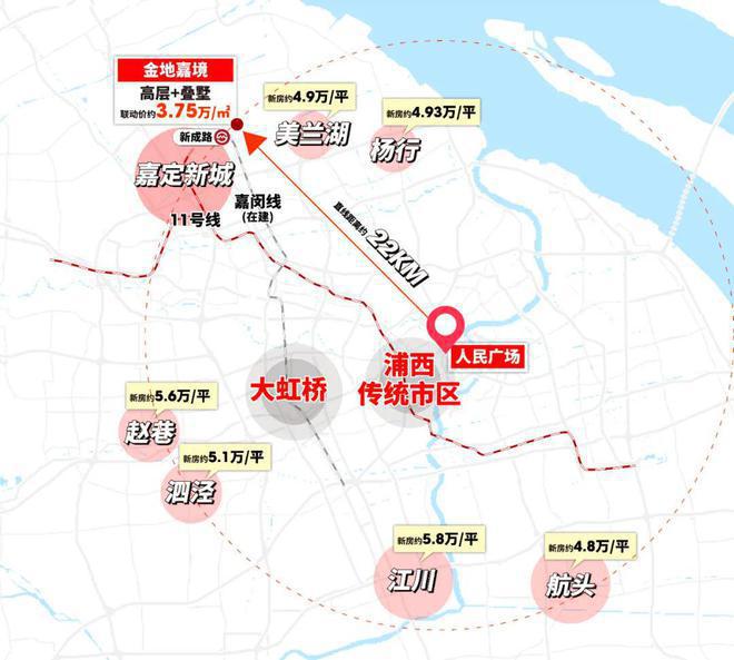 彩神vll®金地嘉境售楼处 嘉定金地嘉境官方发布：官方户型来了(图7)
