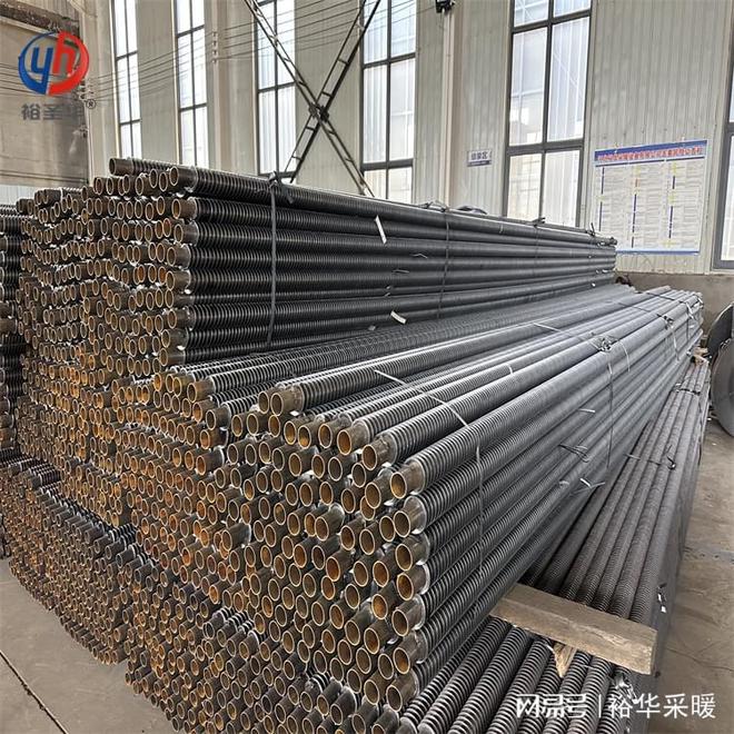 工业取暖的神器——翅片管散热器彩神vll(图1)