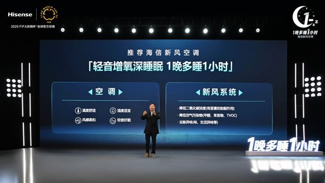 1晚多睡1小时彩神vll：海信空调以新风科技守护深度睡眠(图3)