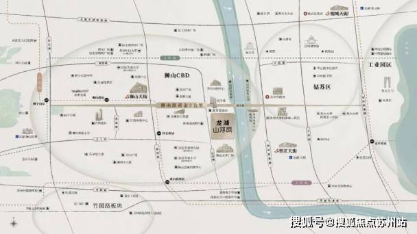 龙湖山河彩神vll颂：狮山极核运河头排政策松绑下的稀缺资产(图10)